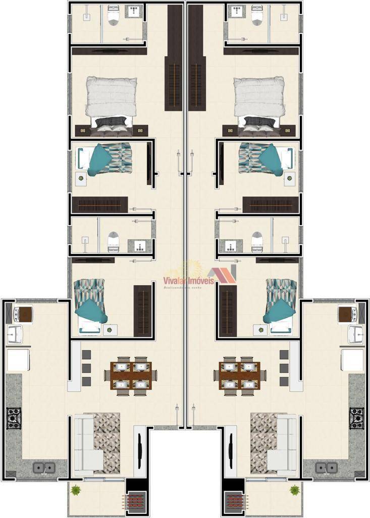 Apartamento à venda com 3 quartos, 77m² - Foto 5