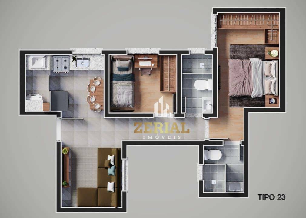 Apartamento à venda com 2 quartos, 44m² - Foto 8