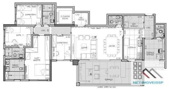 Apartamento à venda com 4 quartos, 146m² - Foto 16