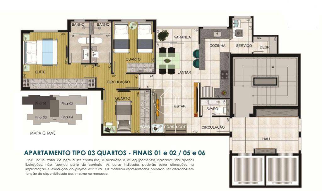 Cobertura à venda com 3 quartos, 170m² - Foto 3