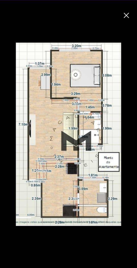 Apartamento à venda com 1 quarto, 50m² - Foto 8