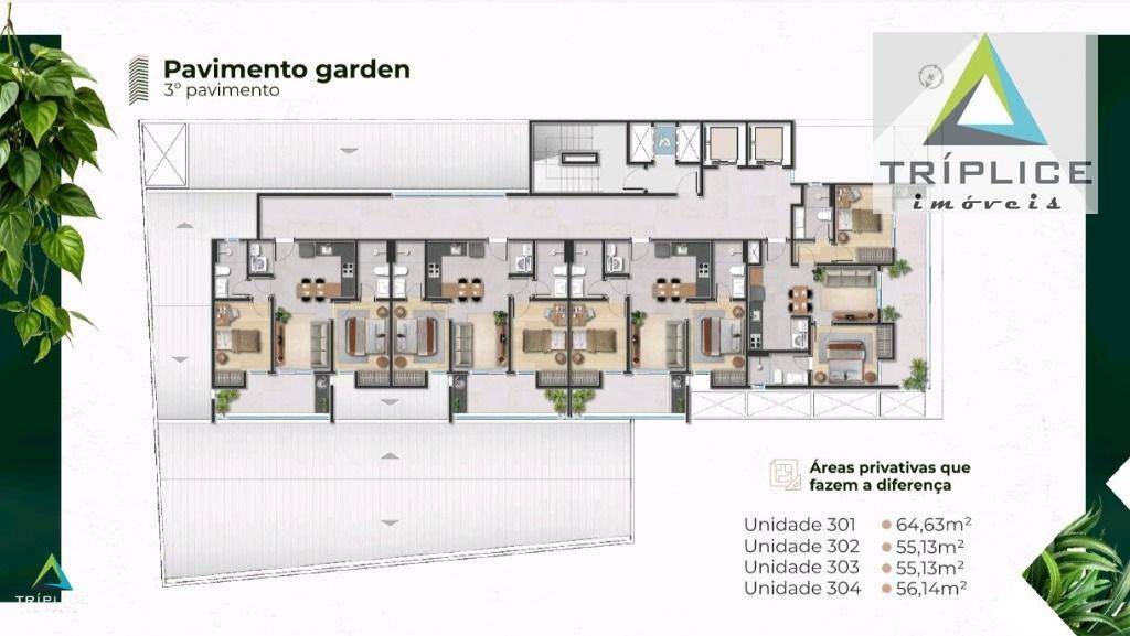 Apartamento à venda com 2 quartos, 55m² - Foto 14