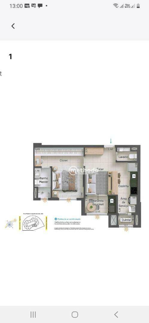 Apartamento à venda com 1 quarto, 47m² - Foto 7