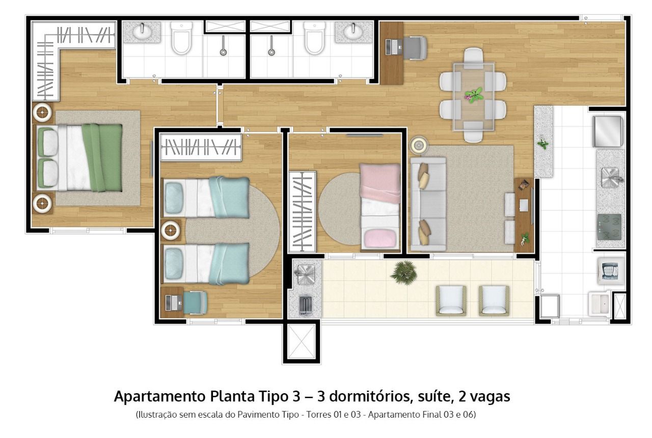 Apartamento à venda com 3 quartos, 81m² - Foto 12