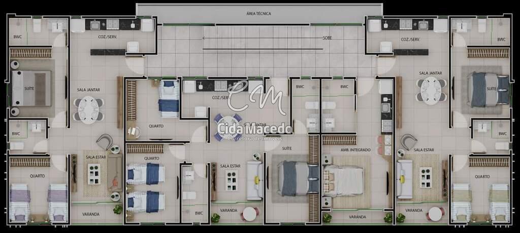 Apartamento à venda com 3 quartos, 60m² - Foto 8