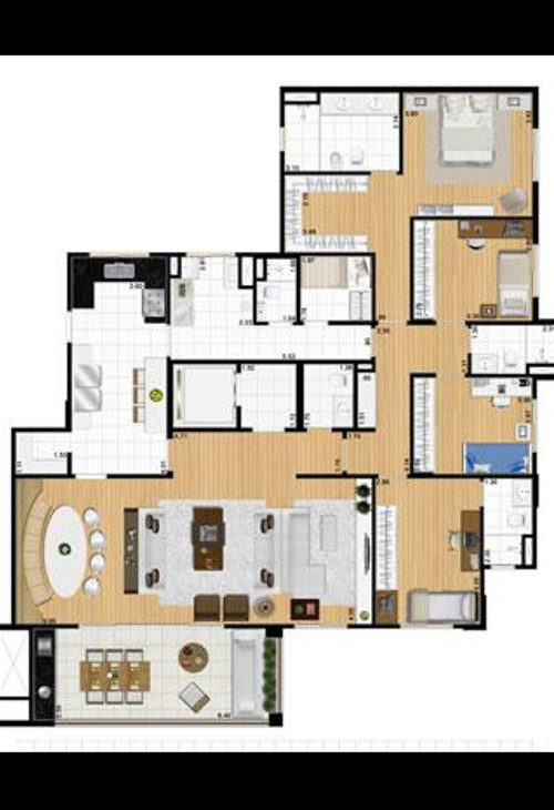 Apartamento à venda com 4 quartos, 198m² - Foto 9