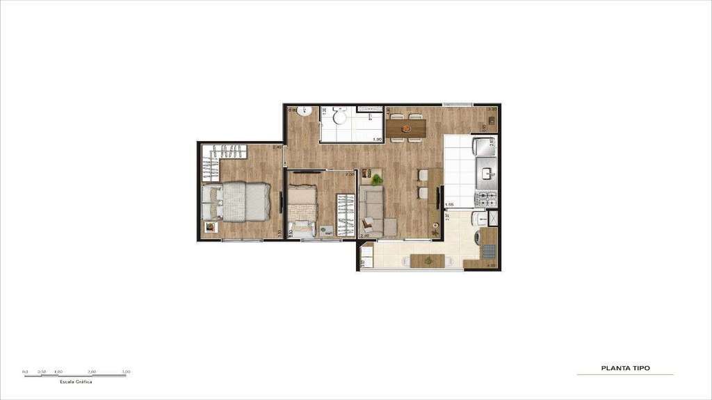 Apartamento à venda com 2 quartos, 55m² - Foto 14