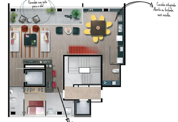 Apartamento à venda com 1 quarto, 124m² - Foto 12