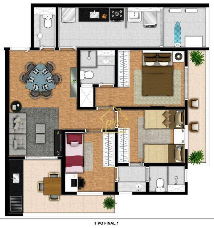 Apartamento à venda com 3 quartos, 82m² - Foto 23