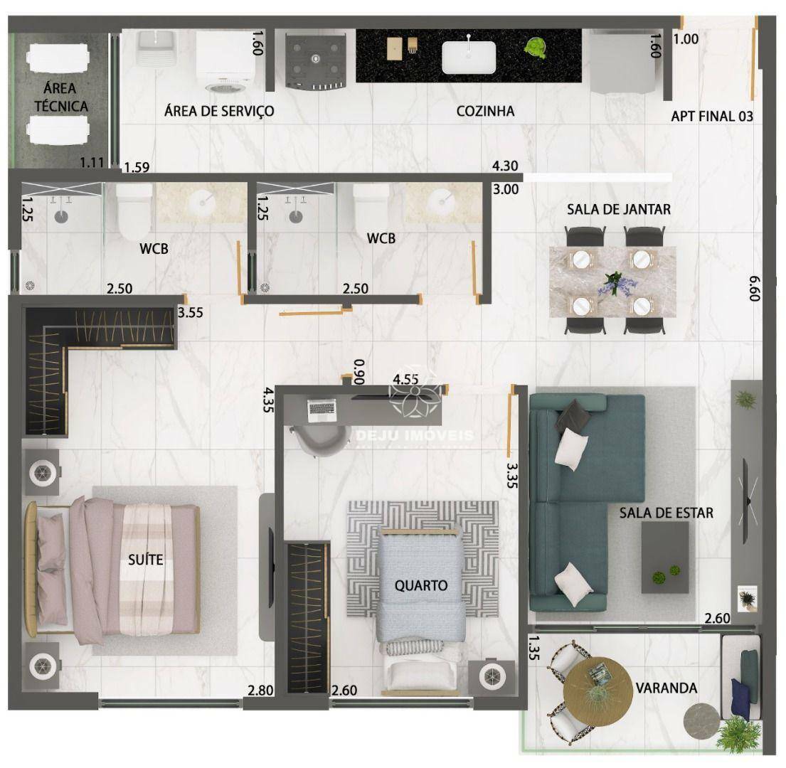 Apartamento à venda com 2 quartos, 66m² - Foto 21