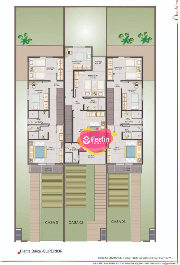 Casa à venda com 3 quartos, 134m² - Foto 3