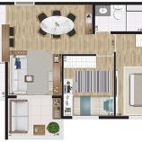 Apartamento à venda com 2 quartos, 50m² - Foto 2