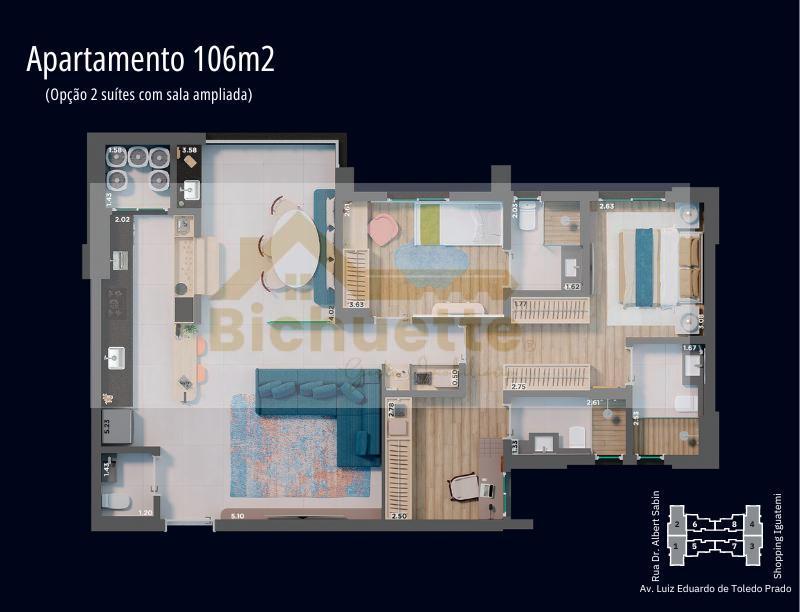 Apartamento à venda com 3 quartos, 106m² - Foto 10