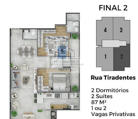 Apartamento à venda com 2 quartos, 87m² - Foto 21