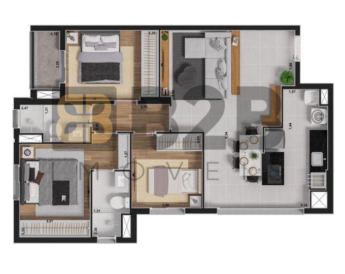 Apartamento à venda com 2 quartos, 64m² - Foto 15