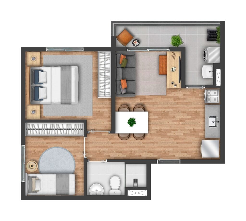 Apartamento à venda com 2 quartos, 52m² - Foto 17