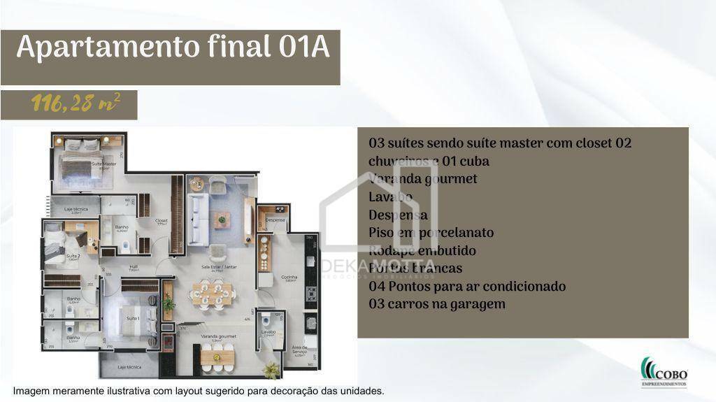 Apartamento à venda com 3 quartos, 100m² - Foto 19