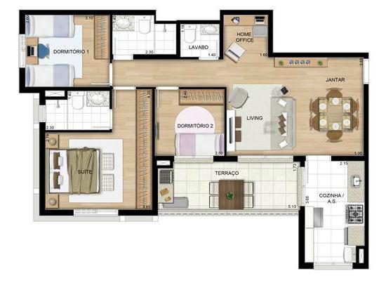 Apartamento à venda com 3 quartos, 89m² - Foto 6