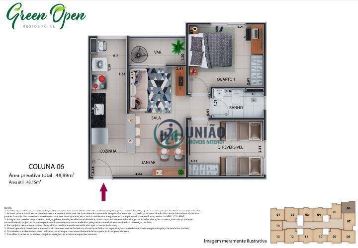 Apartamento à venda com 1 quarto, 30m² - Foto 21