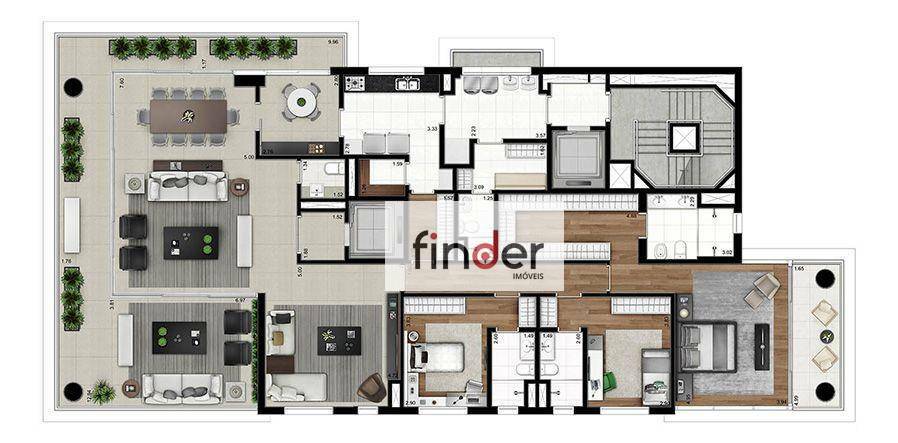 Apartamento à venda com 4 quartos, 294m² - Foto 25