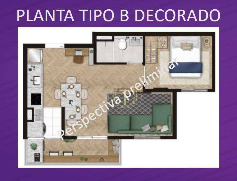 Apartamento à venda com 2 quartos, 40m² - Foto 13