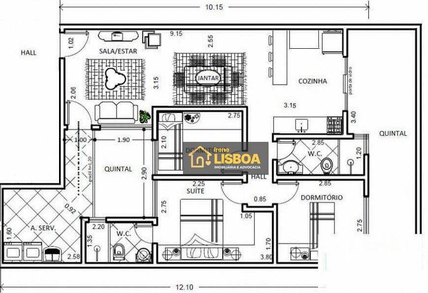 Apartamento à venda com 3 quartos, 100m² - Foto 25