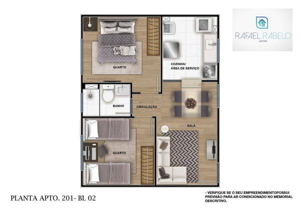 Apartamento para alugar com 2 quartos, 45m² - Foto 25