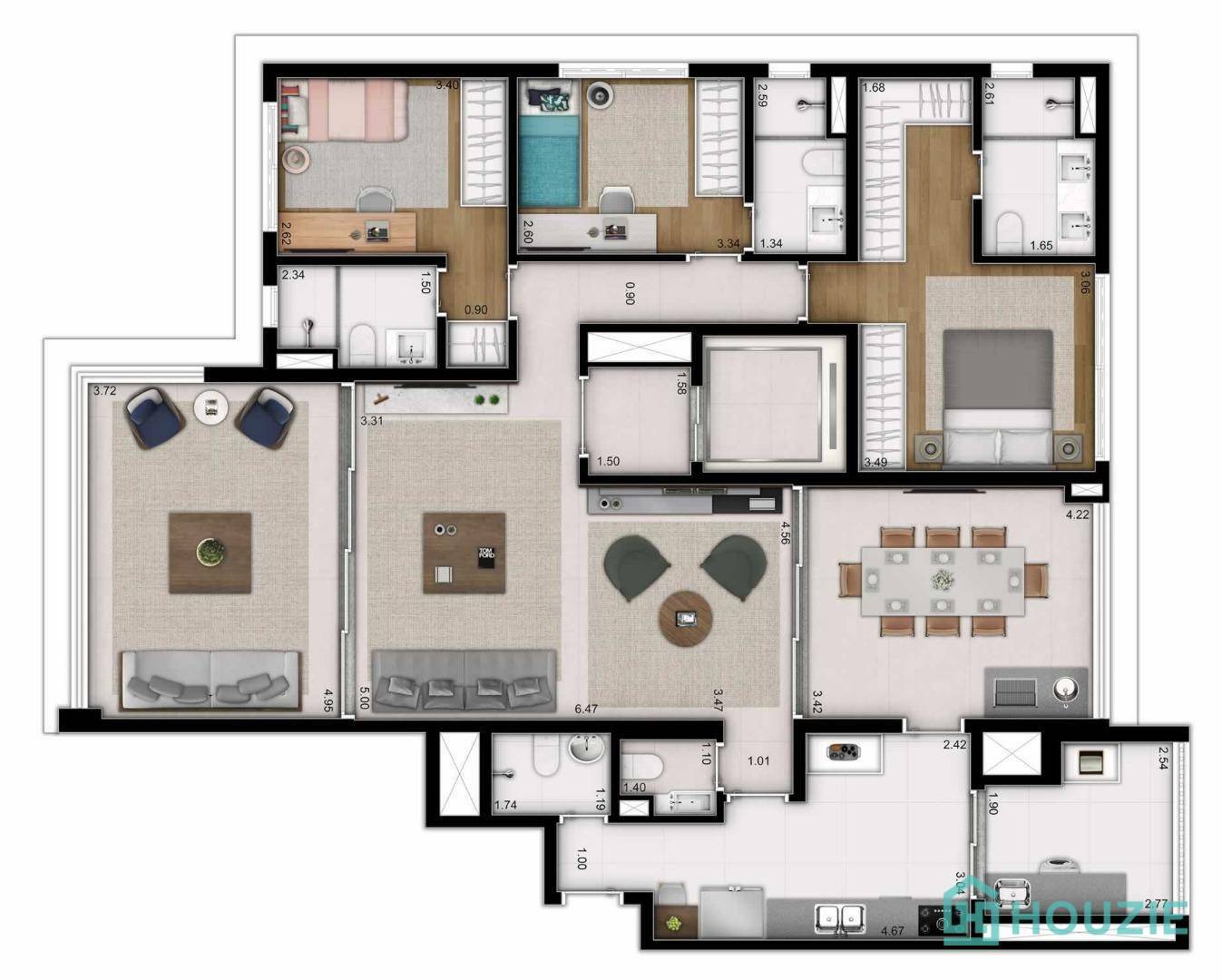 Apartamento à venda com 2 quartos, 81m² - Foto 12