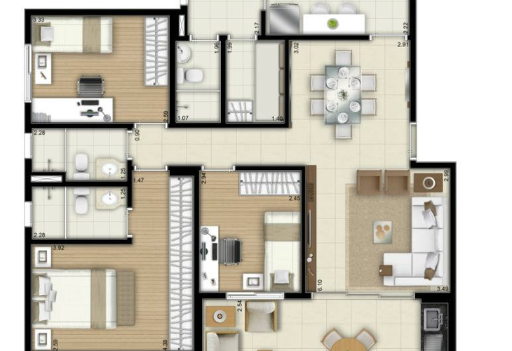 Apartamento à venda com 3 quartos, 72m² - Foto 16