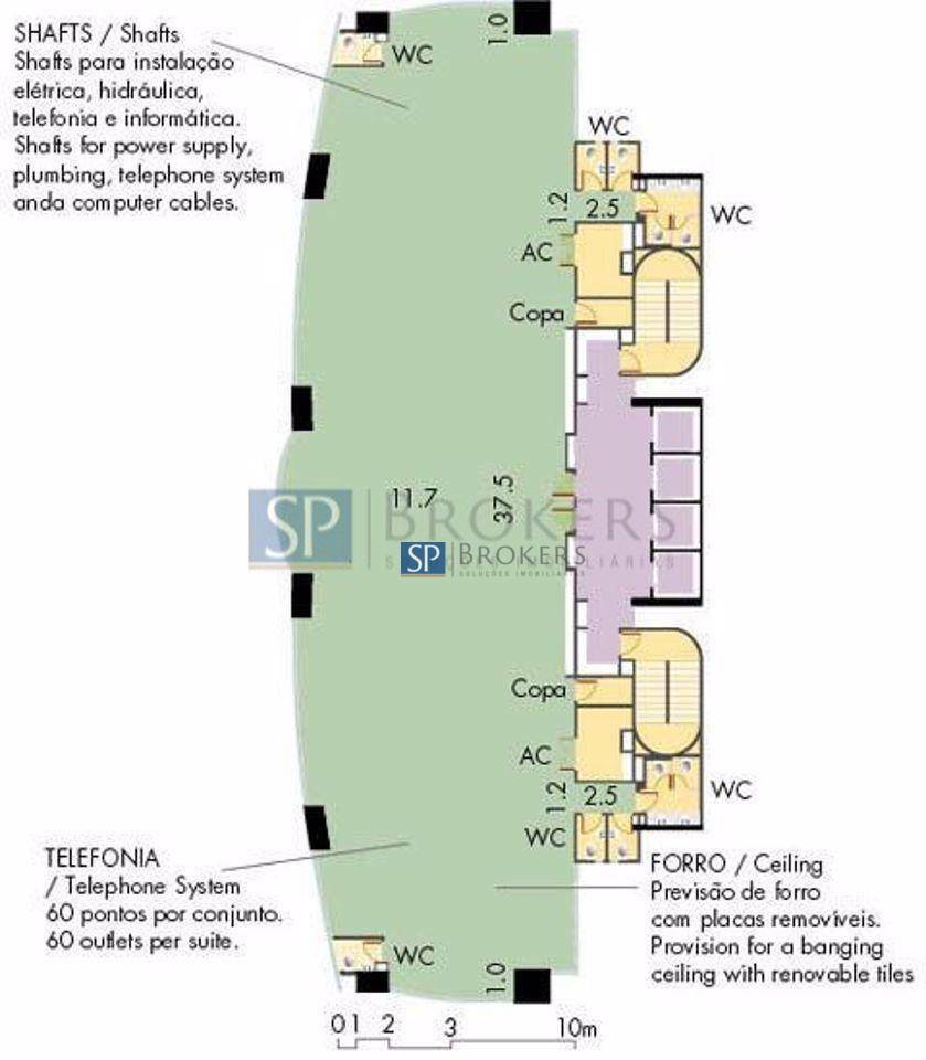 Conjunto Comercial-Sala para alugar, 560m² - Foto 16