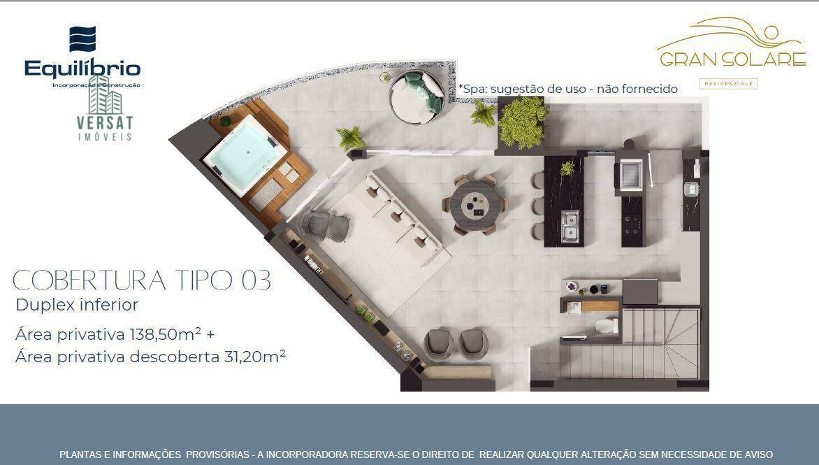 Cobertura à venda com 2 quartos, 169m² - Foto 6