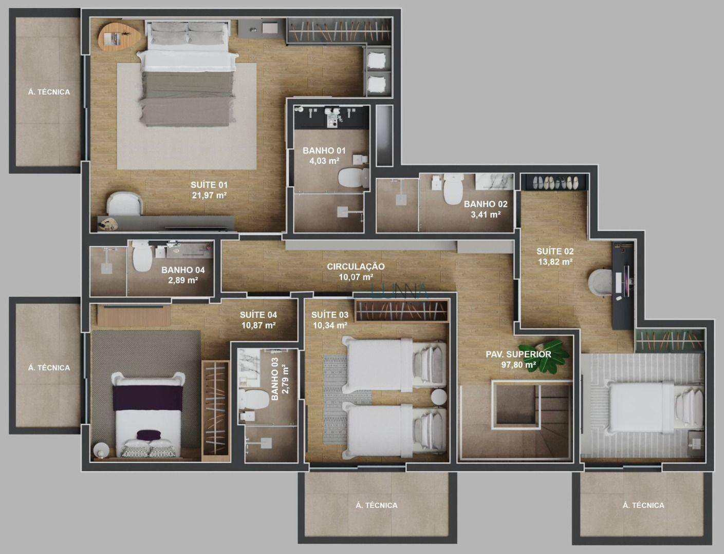 Cobertura à venda com 4 quartos, 194m² - Foto 12