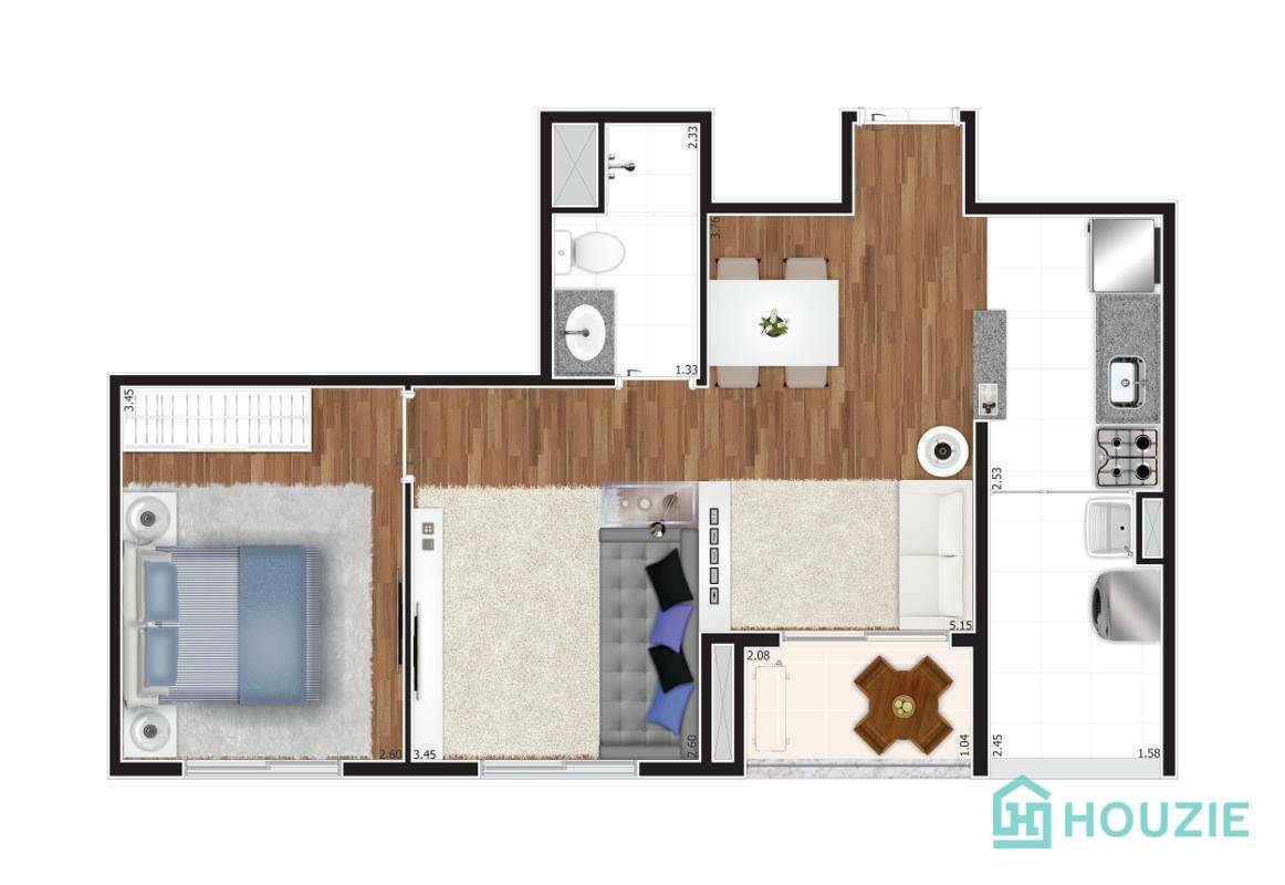 Apartamento à venda com 2 quartos, 48m² - Foto 17