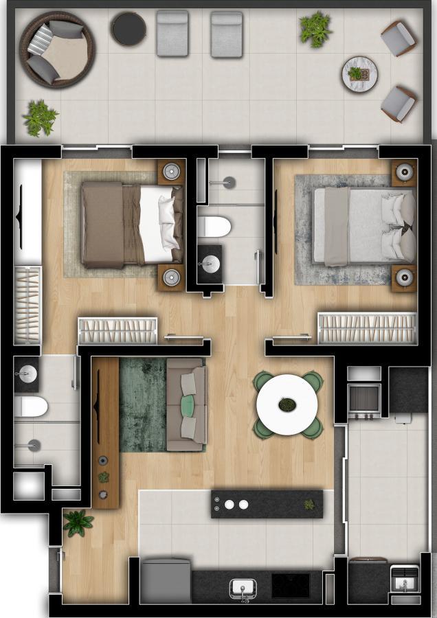 Apartamento à venda com 3 quartos, 87m² - Foto 32