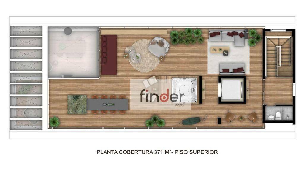 Cobertura à venda com 3 quartos, 371m² - Foto 14