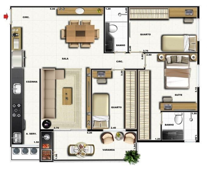 Apartamento à venda com 3 quartos, 82m² - Foto 41