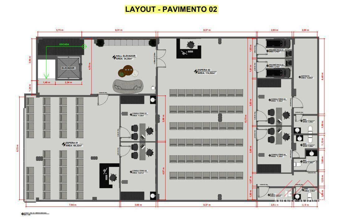 Prédio Inteiro à venda e aluguel, 1200m² - Foto 27