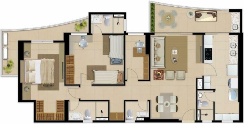 Apartamento à venda com 3 quartos, 96m² - Foto 11