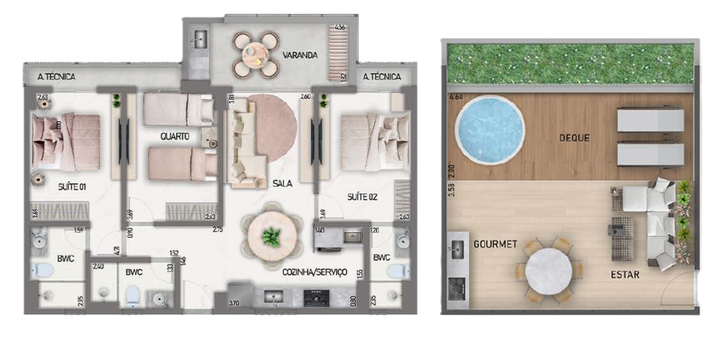 Apartamento à venda com 2 quartos, 13687m² - Foto 30