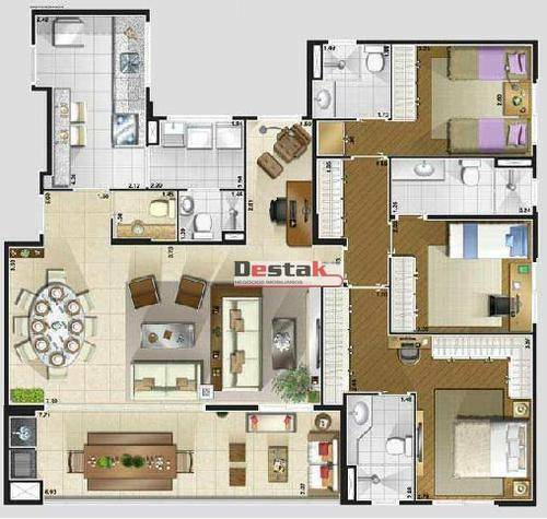 Apartamento à venda com 3 quartos, 130m² - Foto 34