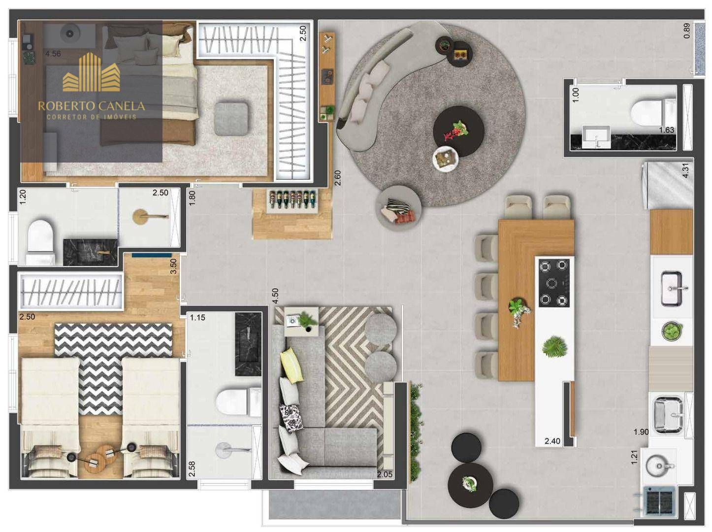 Apartamento à venda com 3 quartos, 82m² - Foto 4