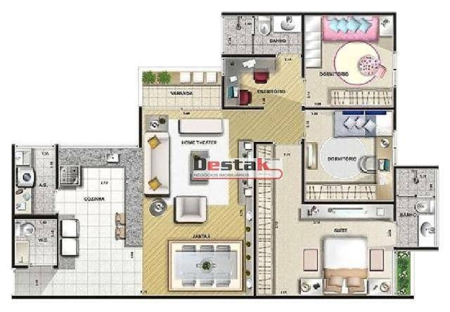 Apartamento à venda com 3 quartos, 103m² - Foto 43