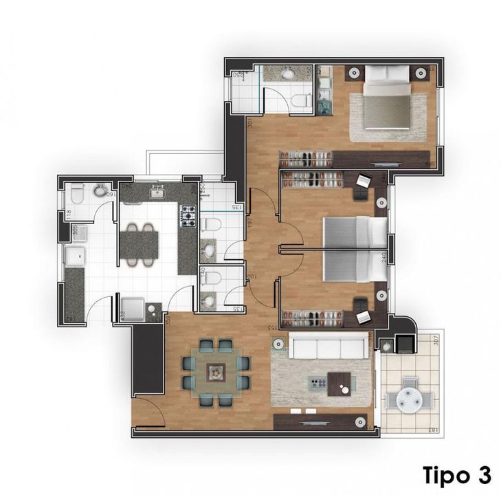 Apartamento à venda com 3 quartos, 106m² - Foto 11