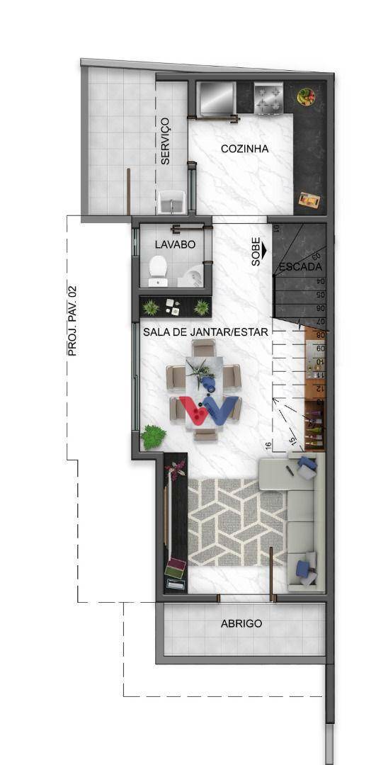 Sobrado à venda com 3 quartos, 107m² - Foto 15