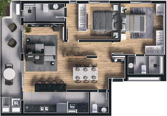 Apartamento à venda com 3 quartos, 90m² - Foto 21