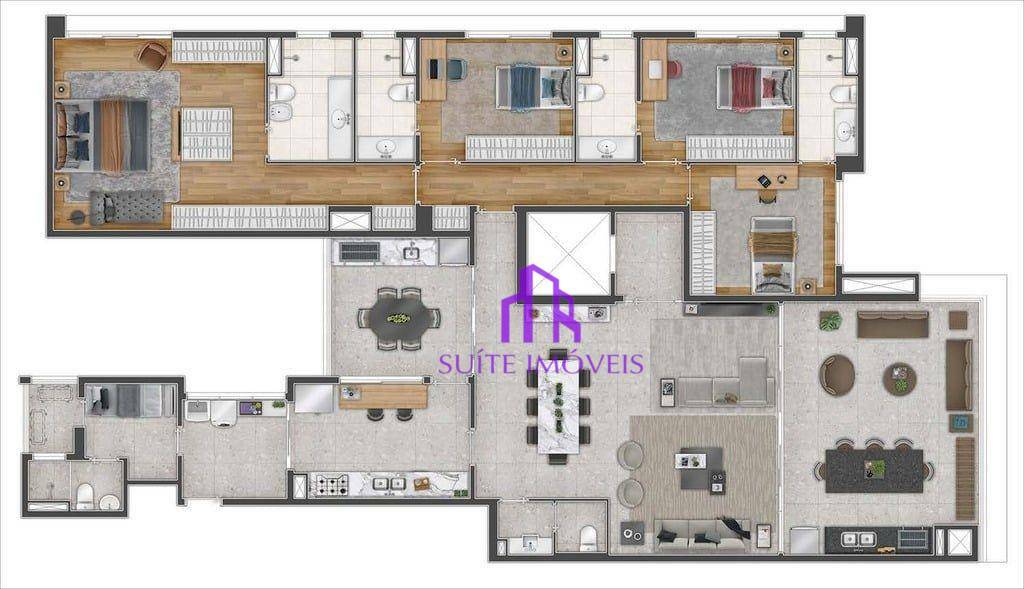 Apartamento à venda com 4 quartos, 255m² - Foto 26