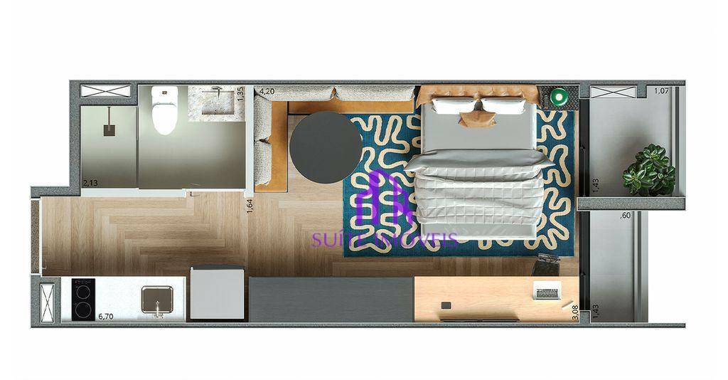 Apartamento à venda com 2 quartos, 60m² - Foto 17