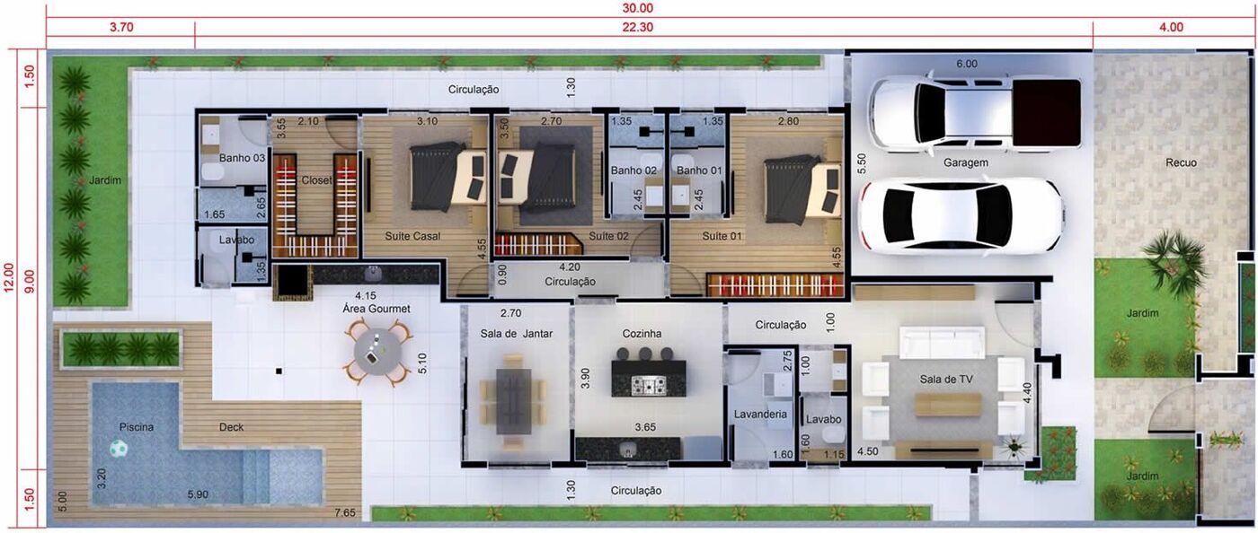 Casa de Condomínio, 3 quartos - Foto 4