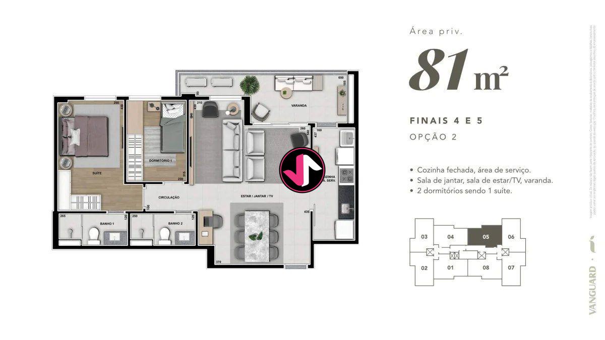 Apartamento à venda com 3 quartos - Foto 43