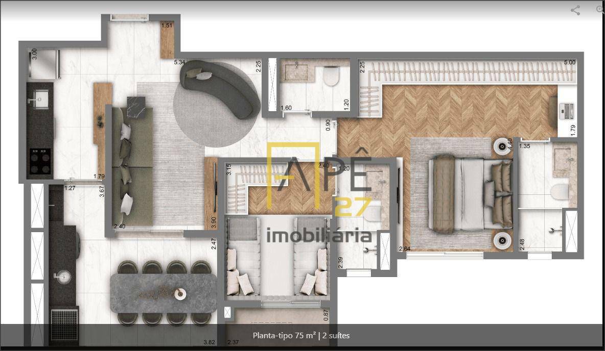 Apartamento à venda com 2 quartos, 63m² - Foto 18